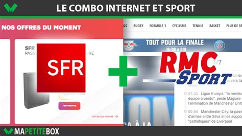 Rmc Sport Abonnement Sfr Box internet SFR et abonnement RMC Sport : le deal du jour